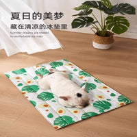 Pet Cooling Mat for Cats and Dogs, Summer Ice Pad for Kennels and Beds, Pressure Activated Gel Mat for Cooling Relief