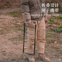 Foldable Outdoor Trash Bag Holder for Camping & BBQ