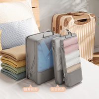 Large Capacity Foldable Travel Compression Packing Cubes for Luggage and Clothes