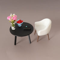 Miniature Dollhouse Dining Table and Chair Set for OB11 Dolls