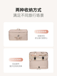 Japanese Style Travel Hanging Organizer Bag Multi-layer Foldable Compression Pouch for Business Trips