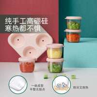 Baby Food Storage Container, Freezer Safe, Microwaveable, Portable Snack Box for Infants and Toddlers