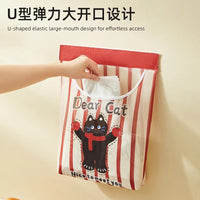 Wall-Mounted Kitchen Trash Bag Dispenser and Storage Organizer
