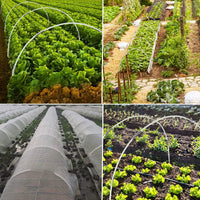 Garden Plant Greenhouse Hoop Frame Net Support Kit for Bird and Animal Protection