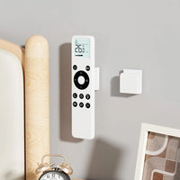 Self-Adhesive Power Strip Holder Wall Mount Cable Organizer with Buckle