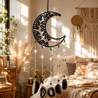 Natural Crushed Stone Sun Catcher Pendant Rainbow Dream Catcher for Kids Room Balcony Decor Wind Chime