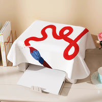 Watercolor Pattern Dust Cover for Small Appliances - Printer, Refrigerator, Air Fryer