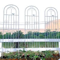 Metal Garden Trellis for Climbing Plants, Roses, Clematis - Outdoor Decorative Arch Support