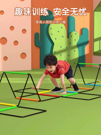 Football Training Agility Ladder for Kids, Home Physical Pace Training Equipment, Folding Rope Ladder