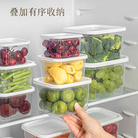 5-Piece Refrigerator Food Storage Containers Set with Lids for Fruits and Vegetables