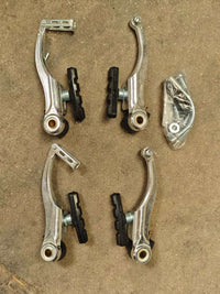 Mountain Bike V-Brake Caliper Set - Aluminum Alloy Front & Rear Brakes for Cycling