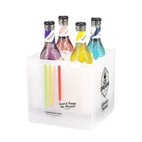 7L LED Ice Bucket Bluetooth Speaker with Foldable Design for Outdoor Beverages