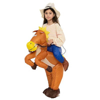 Inflatable Ride-On Animal Costumes for Kids and Adults - Halloween & Party Fancy Dress