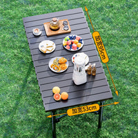 Portable Roll-Up Camping Table and Chair Set for Outdoor Picnics and BBQ