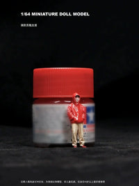 1:64 Scale Miniature Figure Model Simulation Street Scene People Car Model Sand Table Photography Small Ornaments