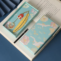 Feather Bookmark with Inspirational Message for Students, Graduation Gift