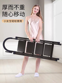 Folding Telescopic Ladder for Home and Engineering Use, Multi-functional Thickened Indoor A-Frame Portable Stair Ladder