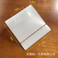 2-Hole Clear CD/DVD Storage Binder for Car & Home, Double-Sided Album Collection Organizer