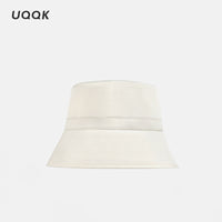 Japanese Style Solid Color Waterproof Short Brim Bucket Hat for Men and Women
