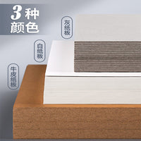 Thick Cardboard Sheets for DIY Crafts, Models, and Packaging - White & Grey A2-A7 Sizes