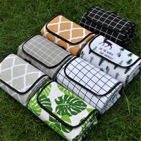 Thickened PEVA Picnic Blanket Outdoor Camping Mat Moisture-proof Lawn Pad Portable