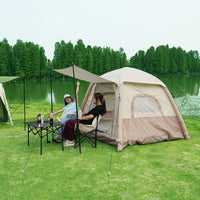 Automatic Inflatable Camping Tent with Sunshade Awning for Outdoor Travel and Beach
