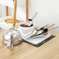 Large Stainless Steel Scoop for Ice, Flour, Rice, Popcorn, and Dry Goods