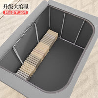 Oxford Fabric Steel Frame Storage Box Foldable Moisture-proof Organizer for Clothes