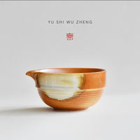 Creative Eagle Beak Large Matcha Bowl Rustic Pottery Kiln Glaze Japanese Tea Ceremony Sharing Bowl