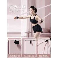 Resistance Band Set with Pilates Bar for Home Fitness, Glute and Back Training