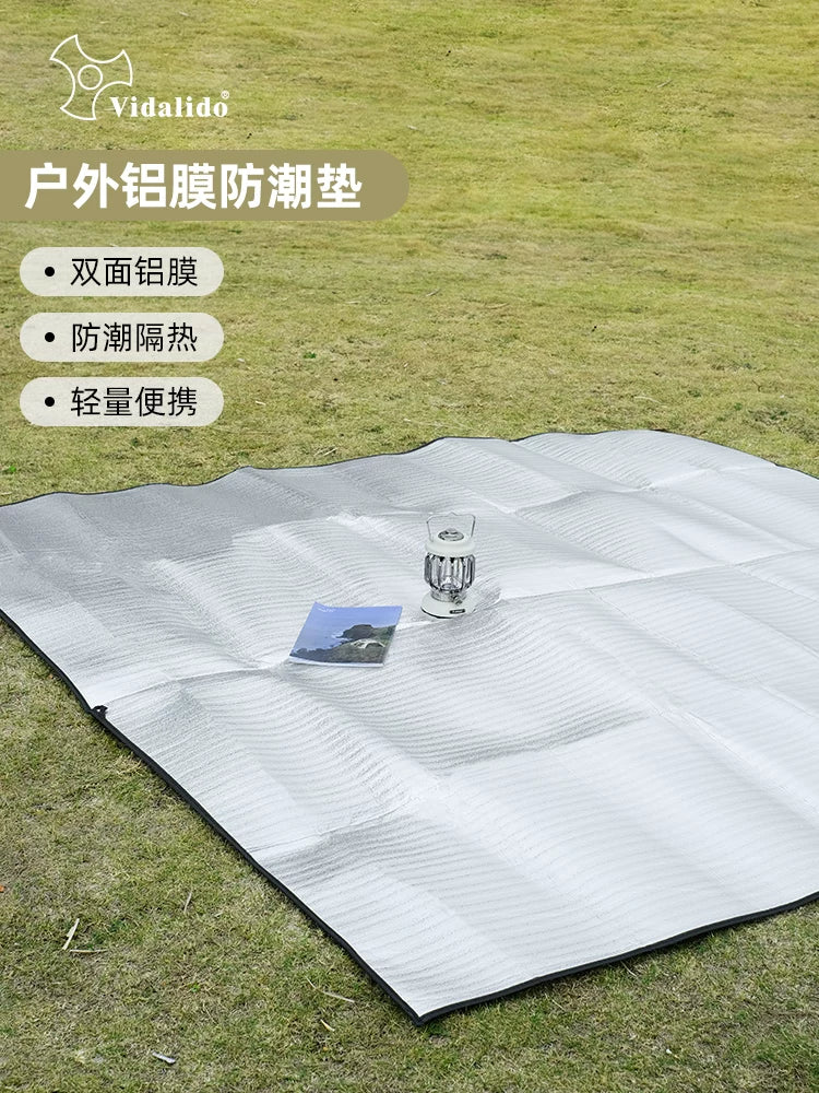 Vidalido Double-Sided Aluminum Film Hexagonal Camping Mat