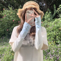 UV Protection Gradient Arm Sleeves for Summer Outdoor Sports Driving