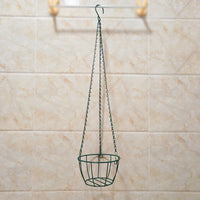 Simple Iron Art Balcony Hanging Planter Basket for Green Plants & Succulents