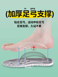 Military Training Shock-Absorbing Insoles for Extended Standing Comfort