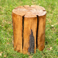 Outdoor Hollow Tree Stump Solar LED Landscape Light for Garden and Villa Decoration