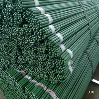 Plastic-Coated Steel Plant Support Stakes for Climbing Vines, Cucumbers, Beans, Tomatoes, Grapes, Passion Fruit