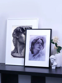 Aluminum Alloy Art Picture Frame for 4K/8K Sketch, Watercolor, and Gouache Paintings, Wall Mount