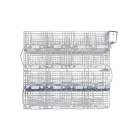 Outdoor Galvanized Pigeon Breeding Cage with Water Tank, Multi-Tier Design for Racing Pigeons