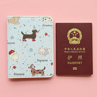 Travel Passport Holder and Document Organizer with Card Slots
