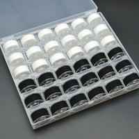 25/36/50/72 Colors Home Use Bobbin Thread Embroidery Spools with Storage Box
