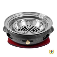 Korean Cast Iron Charcoal Grill Smokeless BBQ Stove for Home and Commercial Outdoor Use