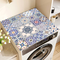 Vintage Diatomaceous Earth Laundry Machine Mat - Absorbent, Quick-Dry, Non-Slip Bathroom Floor Mat