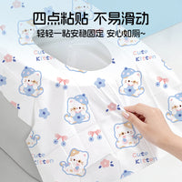 Disposable Toilet Seat Covers Portable Individually Wrapped Printed Extended Widened for Travel