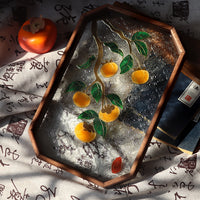 景泰蓝diy掐丝珐琅茶盘材料包公司沙龙活动饰品珐琅画摆件手工