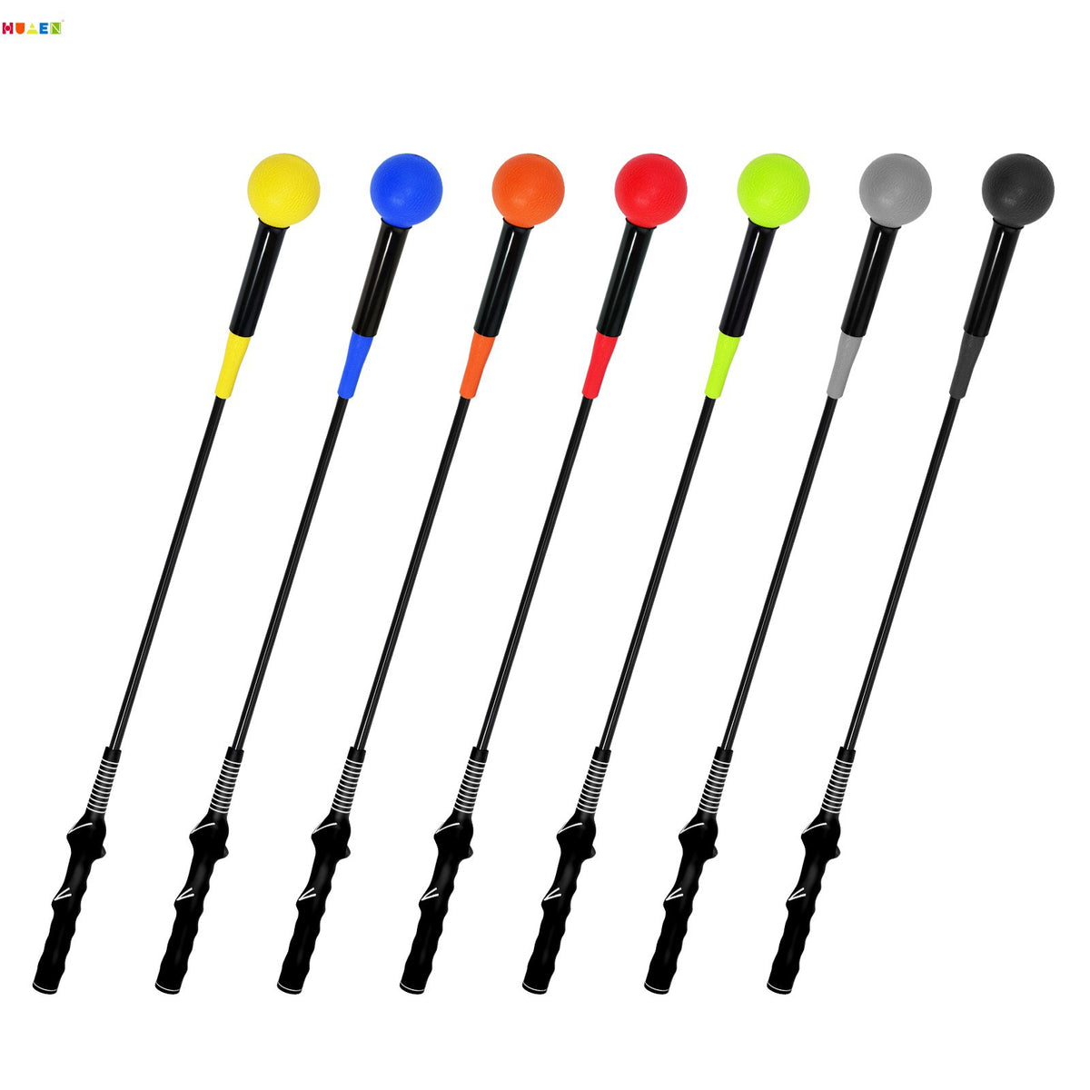 Golf Swing Trainer Stick Silicone Warm-up Strength Training Aid