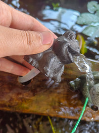 Miniature Stone-Look Water Feature Ornament for Fish Tanks & Micro Landscapes