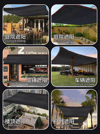 Retractable Sun Shade Net for Balcony and Car Sun Protection, Thickened Blackout Mesh with Heat Insulation