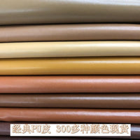 PU Nappa Lambskin Grain Faux Leather Fabric for Upholstery and Sports Goods