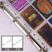 9-Pocket Trading Card Album Pages for Ultraman Cards, Thickened Transparent Collector Sheets