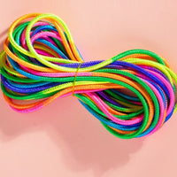 Retro Kids' Elastic Jump Rope for Outdoor Play, Durable Rubber Band Skipping Toy